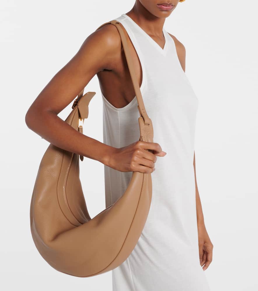 Khaite Augustina leather shoulder bag
