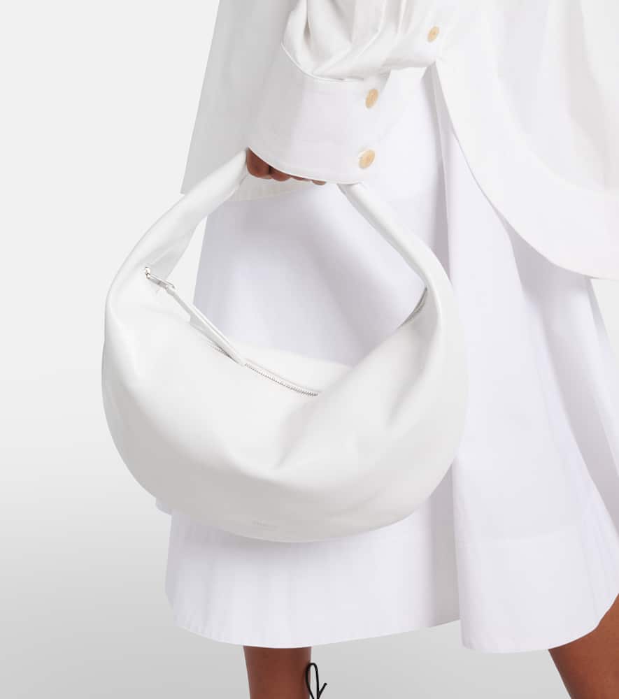 Khaite Olivia patent leather shoulder bag