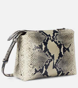 Khaite Lina snake-effect leather crossbody bag
