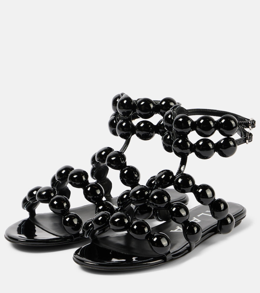 Alaia Sphere leather sandals