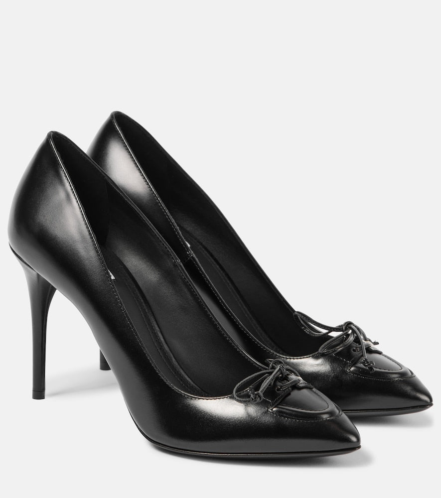 Alaia 90 leather pumps - Alaia 90 皮革高跟鞋