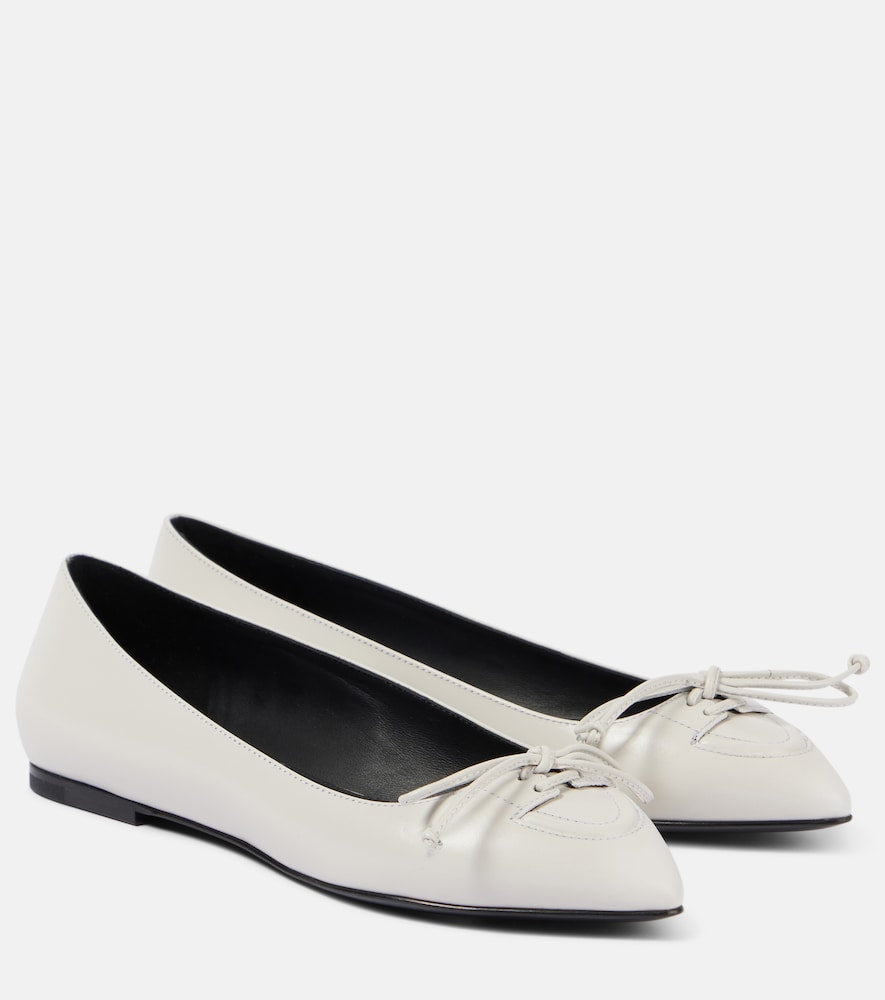 Alaia Leather ballet flats - Alaia 皮革芭蕾平底鞋