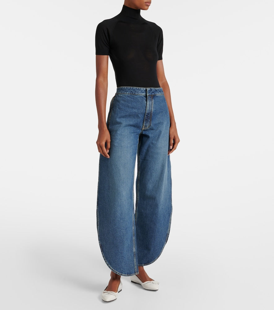 Alaia Leather ballet flats