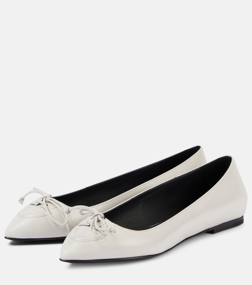 Alaia Leather ballet flats