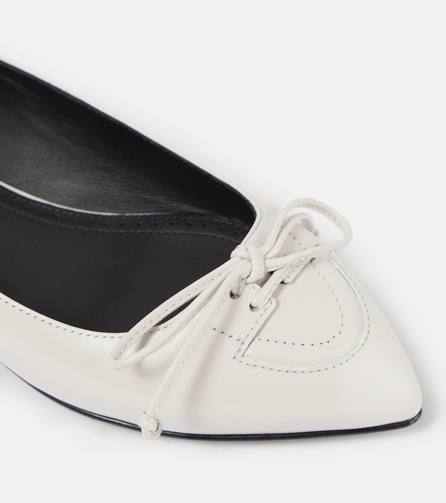 Alaia Leather ballet flats