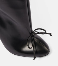 Alaia 90 bow-detail leather ankle boots
