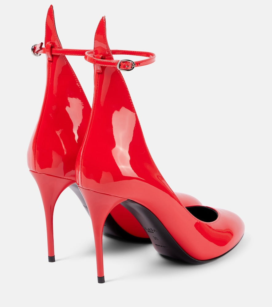 Alaia Decollete patent leather pumps