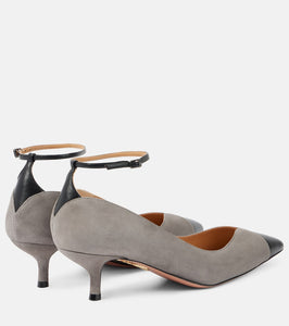 Aquazzura Pinot 50 suede pumps