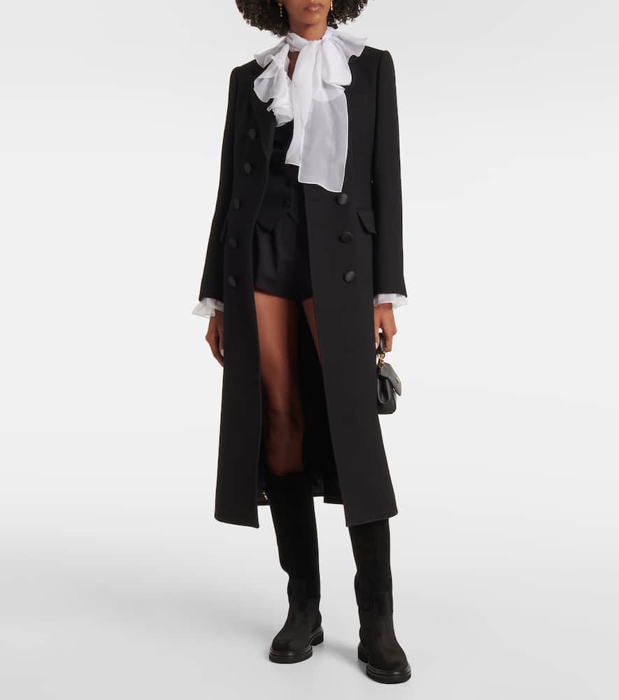 Dolce&Gabbana Logo suede knee-high boots