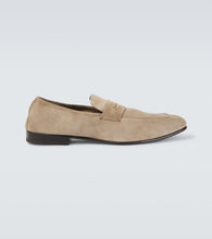 Zegna L'Asola suede penny loafers
