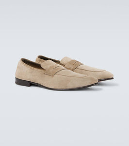 Zegna L'Asola suede penny loafers