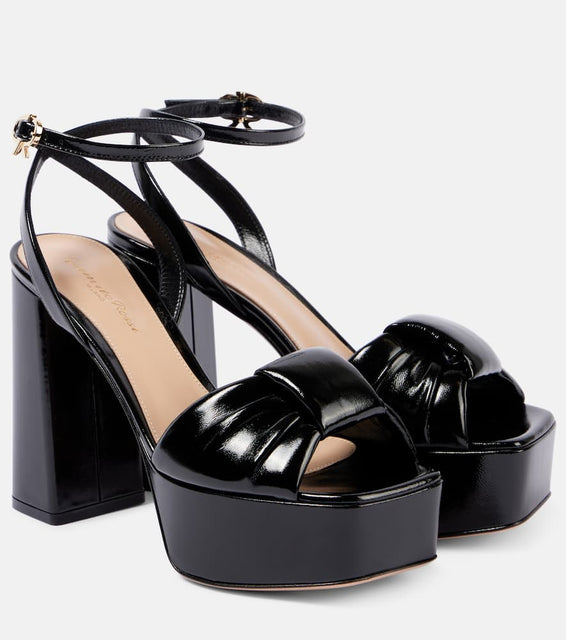 Gianvito Rossi Parad√É¬¨ leather platform sandals