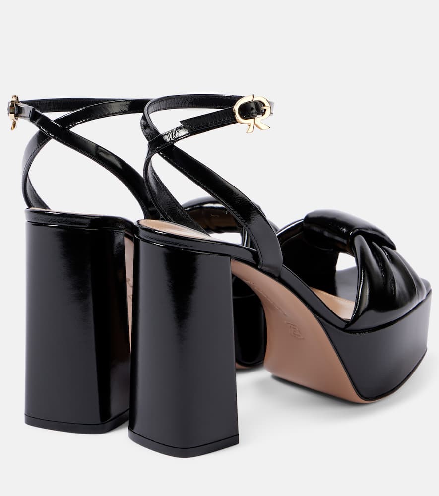 Gianvito Rossi Parad√É¬¨ leather platform sandals