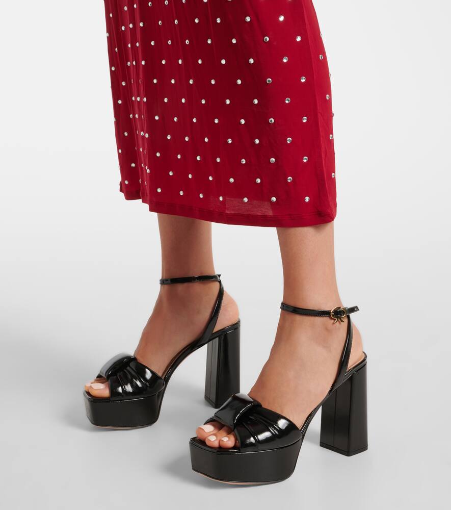 Gianvito Rossi Parad√É¬¨ leather platform sandals