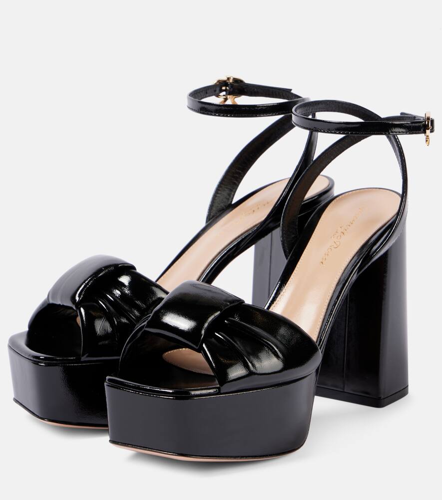 Gianvito Rossi Parad√É¬¨ leather platform sandals