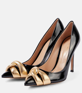Gianvito Rossi 105 patent leather pumps