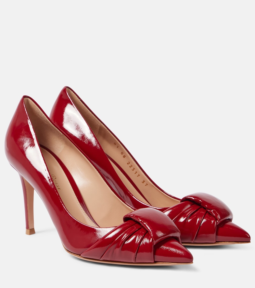 Gianvito Rossi 85 patent leather pumps - Gianvito Rossi 85 漆皮高跟鞋