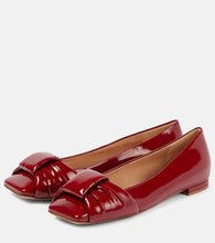 Gianvito Rossi Parad√É¬¨ patent leather ballet flats