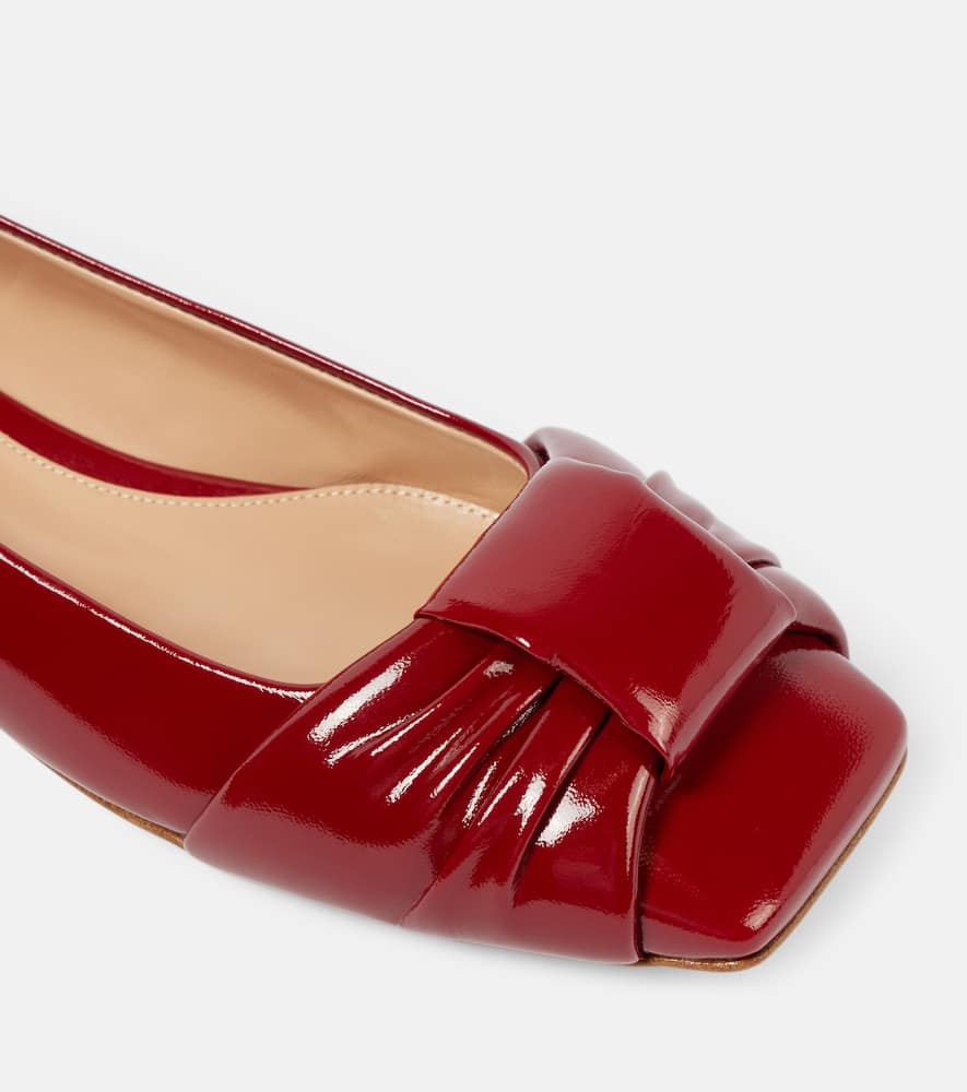 Gianvito Rossi Parad√É¬¨ patent leather ballet flats