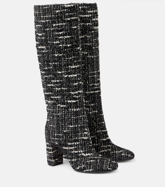 Gianvito Rossi Boucl√É¬© knee-high boots