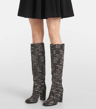 Gianvito Rossi Boucl√É¬© knee-high boots