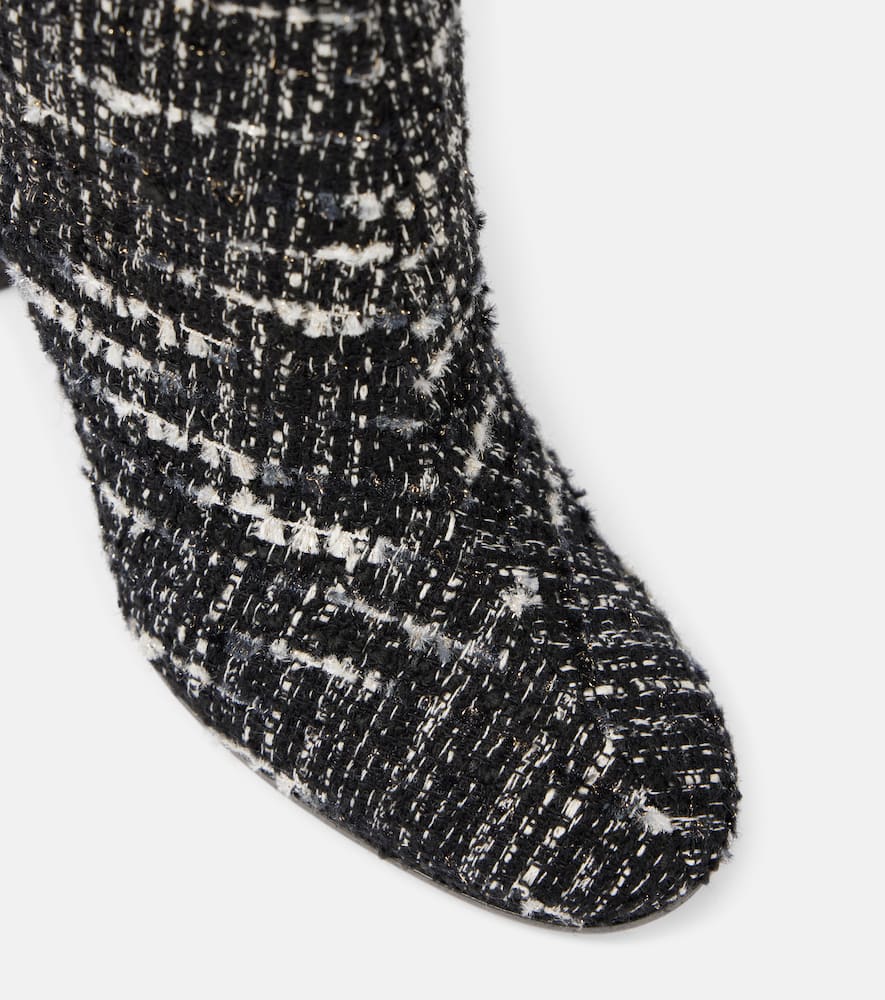 Gianvito Rossi Bouclé knee-high boots