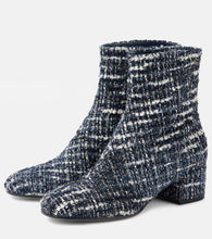 Gianvito Rossi 45 Bouclé ankle boots