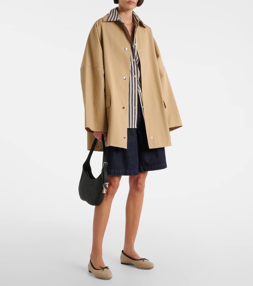 Malone Souliers x Tabitha Simmons Misty canvas ballet flats