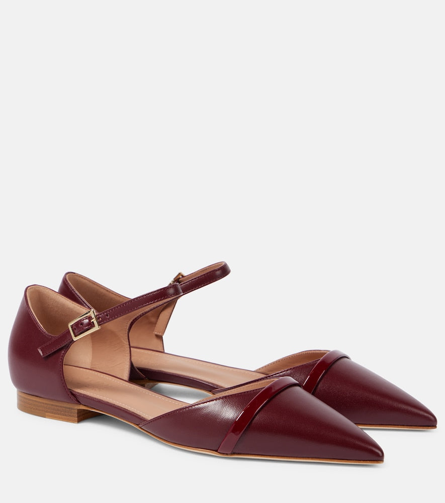 Malone Souliers Ulla leather Mary Jane flats - Malone Souliers Ulla 皮革玛丽珍平底鞋