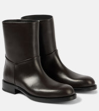 The Row Nobilis leather ankle boots - The Row Nobilis 皮革踝靴