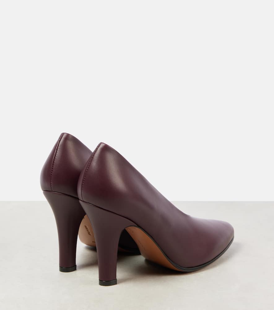 The Row Prudens leather pumps