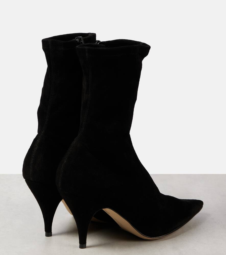 The Row Liisa suede ankle boots