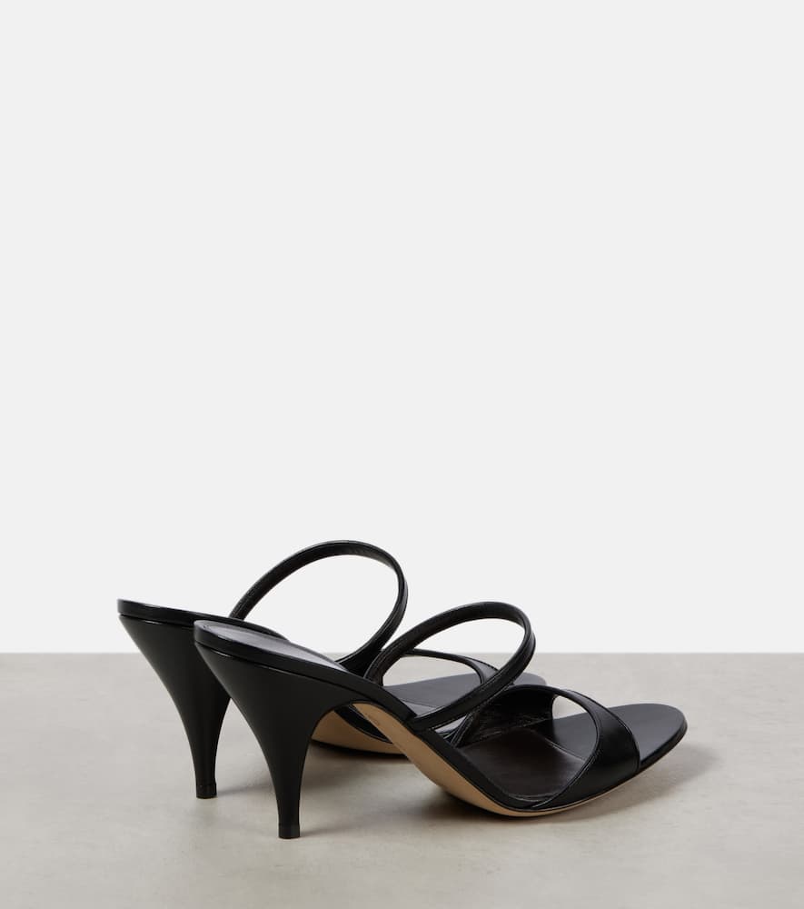 The Row Vika Knot 80 leather mules
