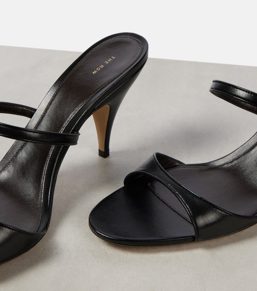The Row Vika Knot 80 leather mules