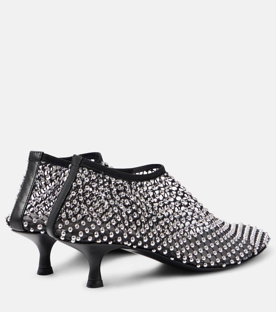 Christopher Esber Minette embellished fishnet pumps