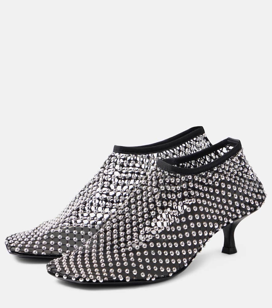 Christopher Esber Minette embellished fishnet pumps