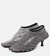 Christopher Esber Minette embellished fishnet pumps