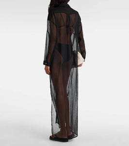 Jade Swim Mika mesh shirt dress
