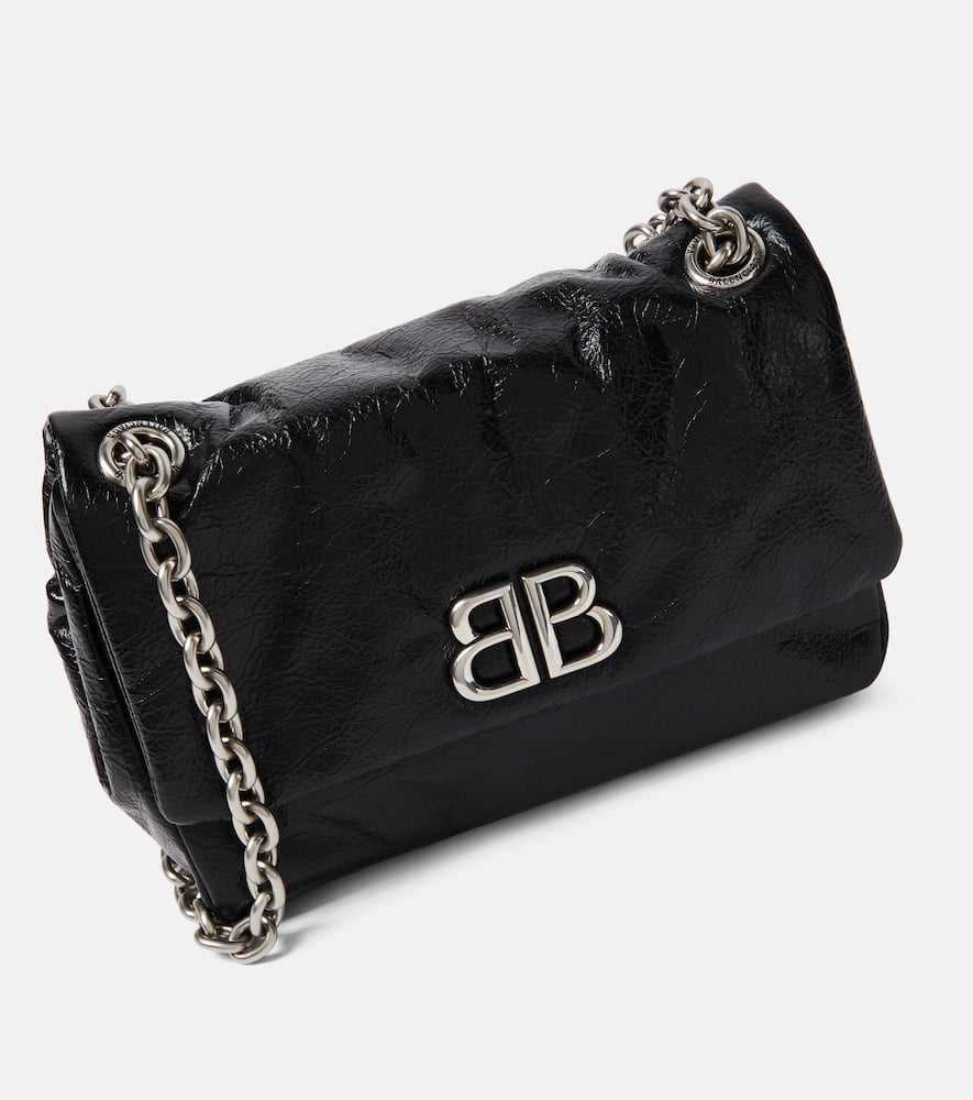 Balenciaga Monaco Mini BB leather shoulder bag