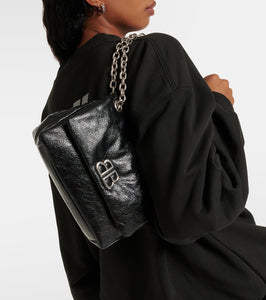 Balenciaga Monaco Mini BB leather shoulder bag