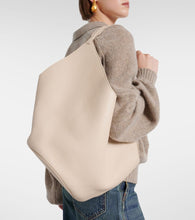 Khaite Lotus Medium leather tote bag