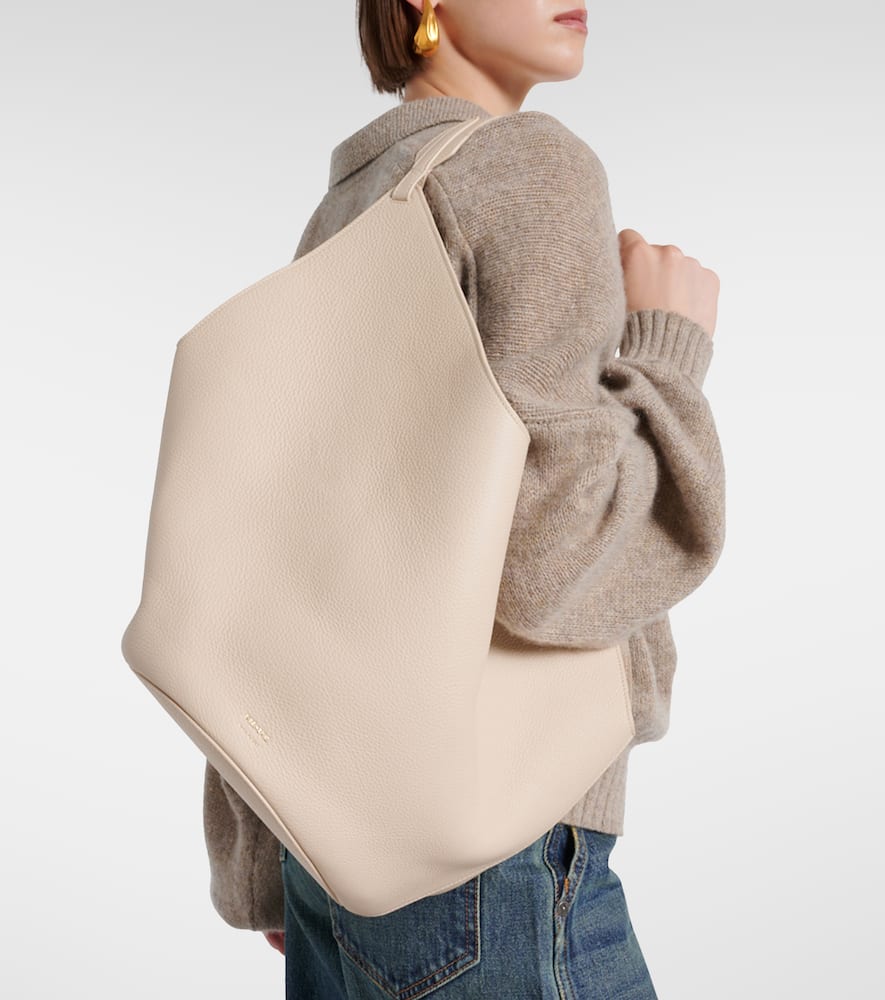 Khaite Lotus Medium leather tote bag