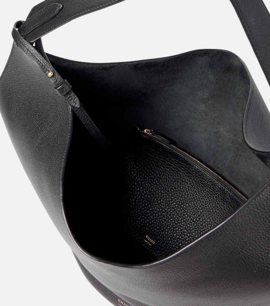 Khaite Lotus Medium leather tote bag