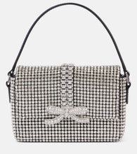Self-Portrait Embellished leather-trimmed tote bag. Shop Self-Portrait Shoulder Bags for women now.
