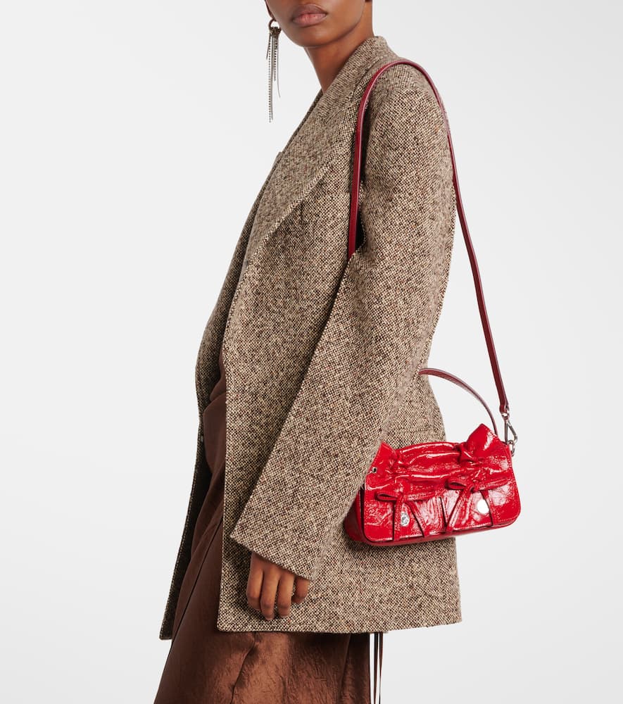 Acne Studios Multipocket Micro leather shoulder bag