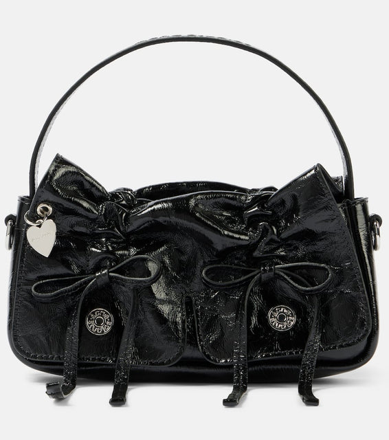 Acne Studios Multipocket leather shoulder bag. Shop Acne Studios Top-Handle Bags for women now.