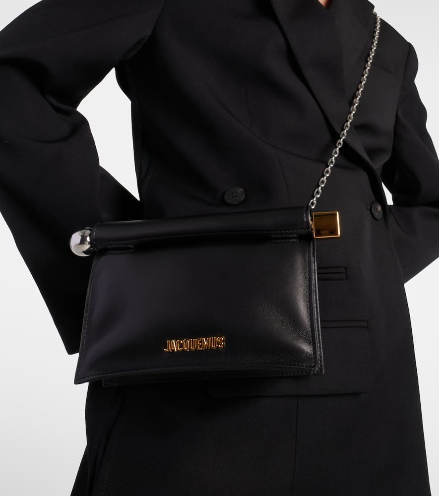 Jacquemus La Petite Pochette Rond Carr√É¬© leather clutch