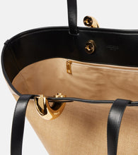 Jacquemus Le Bambola leather-trimmed basket bag