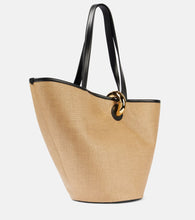 Jacquemus Le Bambola leather-trimmed basket bag