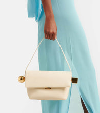 Jacquemus Le Rond Carr√É¬© leather shoulder bag